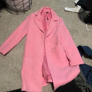 Pink pea coat (tag on)